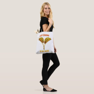 Funny Taco Lover Stop Staring Tote Bag