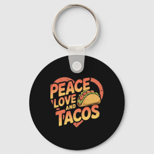 Funny Taco Mexican Food Lover Cinco De Mayo Jm Pea Key Ring