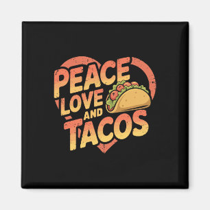 Funny Taco Mexican Food Lover Cinco De Mayo Jm Pea Magnet