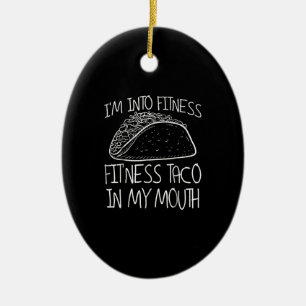 Funny Taco - This Ness Taco Funny Gym Ceramic Tree Decoration