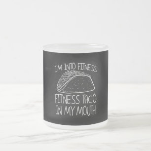 Funny Taco - This Ness Taco Funny Gym Frosted Glass Coffee Mug