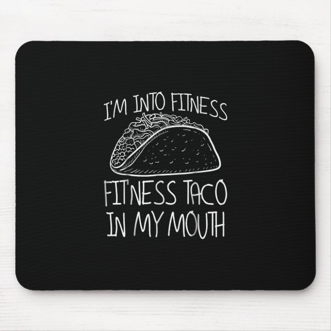 Funny Taco  -  This Ness Taco Funny Gym Mouse Mat (Front)