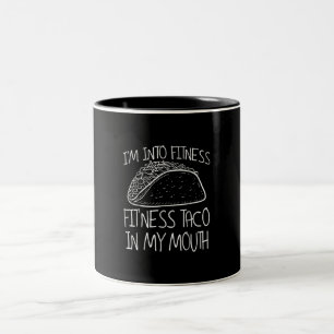 Funny Taco - This Ness Taco Funny Gym Two-Tone Coffee Mug