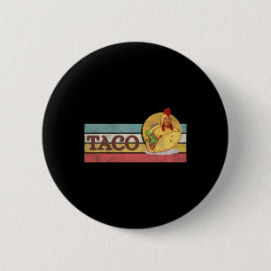 Funny Taco Trump Always Chickens Out T.a.c.o 3 6 Cm Round Badge