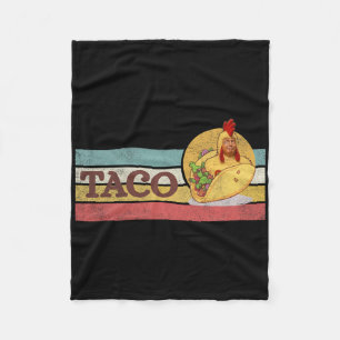 Funny Taco Trump Always Chickens Out T.a.c.o _3 Fleece Blanket