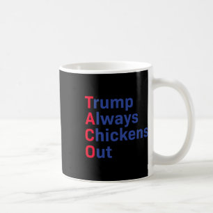 Funny Taco Trump Shirt Tee Trump Always Chickens O Coffee Mug