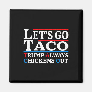 Funny Taco Vintage Magnet