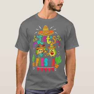 Funny Tacos Avocado Sombrero Dance Cinco De Mayo F T-Shirt