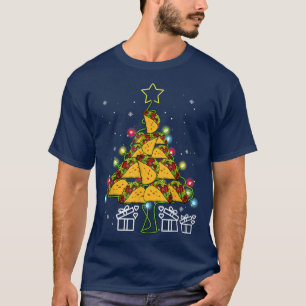 Funny Tacos Christmas Tree Lights T-Shirt