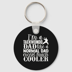 Funny Taekwondo Design For Men Women Taekwondo Key Ring