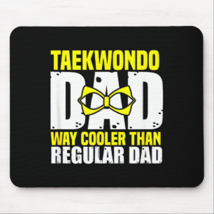 Funny Taekwondo Design For Men Women Taekwondo Mouse Mat
