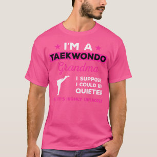 Funny Taekwondo Grandma Karate Martial Arts T-Shirt
