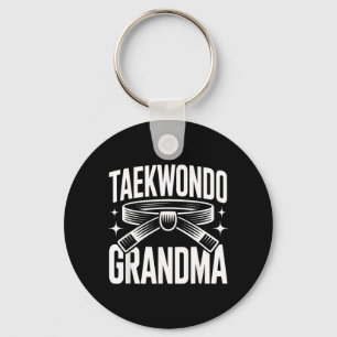 Funny Taekwondo Grandma Key Ring
