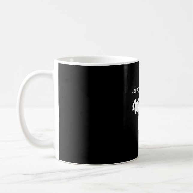 Funny Taekwondo Hits Like A Girl Martial Arts Coffee Mug (Left)