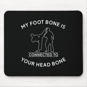 Funny Taekwondo Karate Kickboxing Martial Arts Lov Mouse Mat