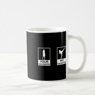 Funny Taekwondo Mom Dad Martial Arts Karate-girls  Coffee Mug
