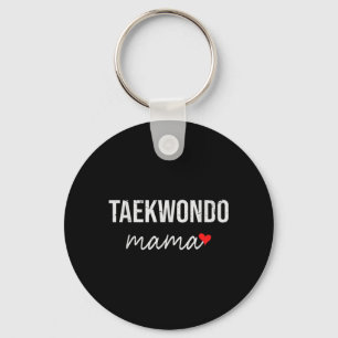 Funny Taekwondo Mum - Cute Taekwondo Mama Gift For Key Ring