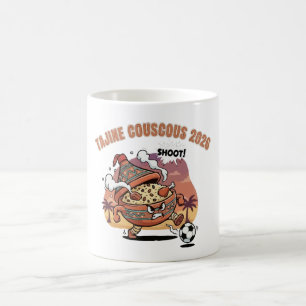 Funny Tajine & Couscous Soccer Character 2026  Coffee Mug