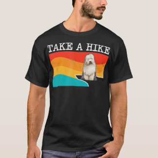 Funny Take A Hike Old English Sheepdog Graphic Hik T-Shirt
