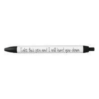 Funny Take this Pen Humour