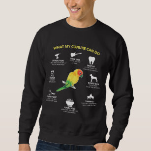 Funny Talented Sun Conure Bird Lover Sweatshirt