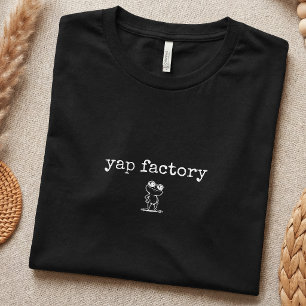 Funny Talkative Yap Humor Simple T-Shirt