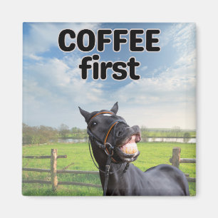 Funny Talking Horse Humour Magnet
