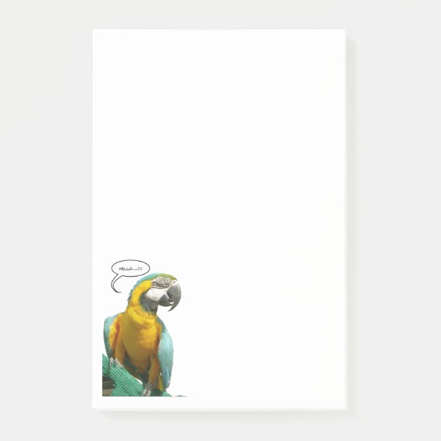 Funny Talking Parrot Notes (Front)
