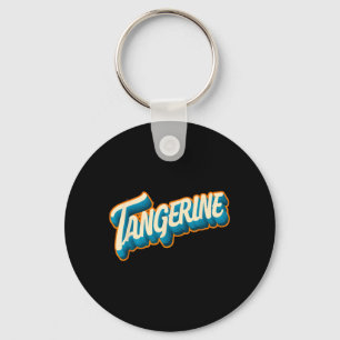 Funny Tangerine Fruit Statement Costume for Orange Key Ring