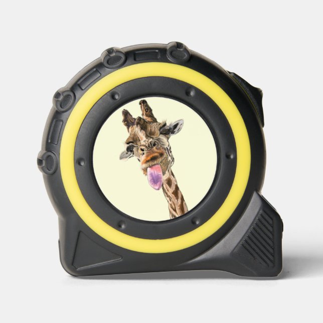 Funny Tape Measure with Playful Giraffe 1 (Front)