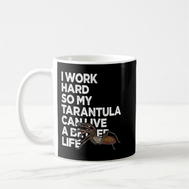 Funny Tarantula Owner Spider Keeper Coffee Mug (Left)