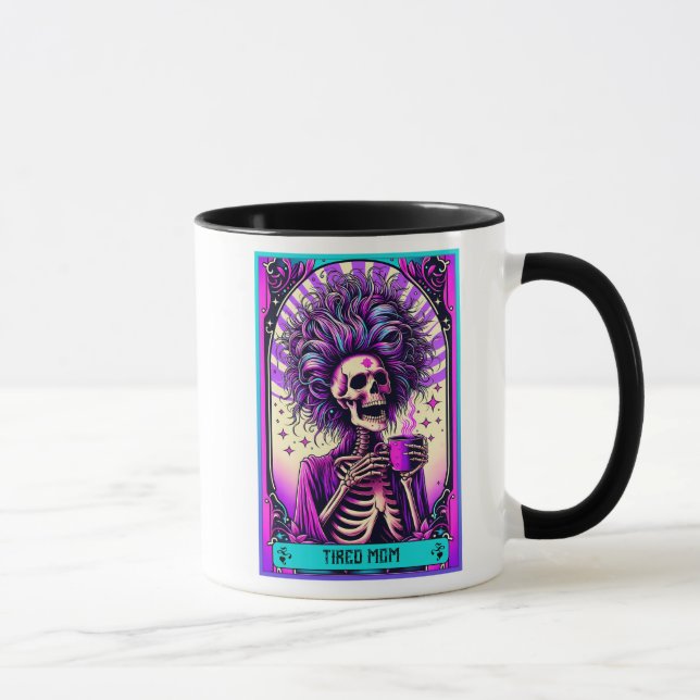 Funny Tarot Card/Mother's Day/Tired Mum Mug (Right)