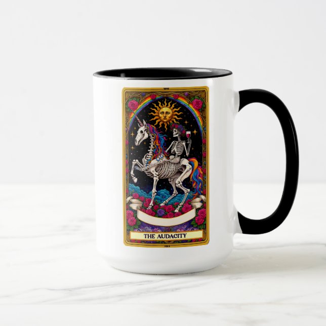 Funny Tarot Card/The Audacity Mug (Right)