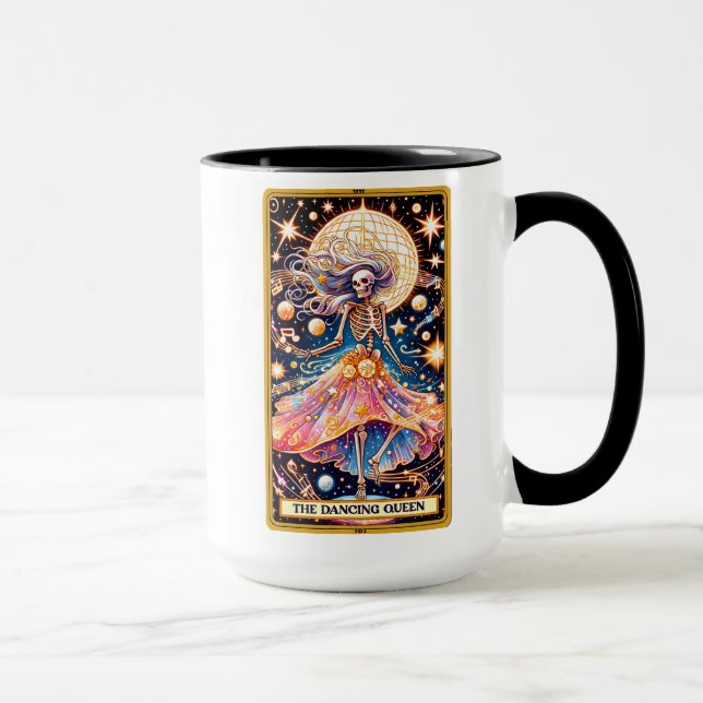 Funny Tarot Card/The Dancing Queen Mug (Right)