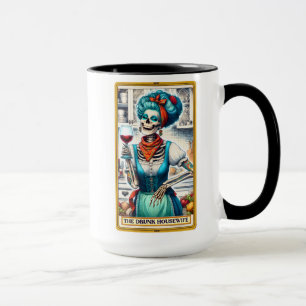 Funny Tarot Card/The Drunk Housewife Mug