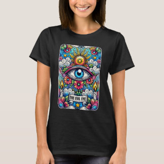 Funny Tarot Card The Evil Eye quirky spiritual T-Shirt