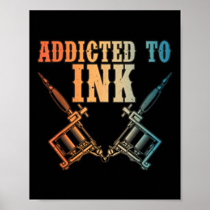 Funny Tattoo Artist Art For Men Women Tattooed Tat Poster