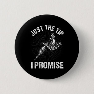 Funny Tattoo Artist Art For Men Women Tattooer Tat 6 Cm Round Badge