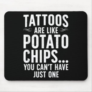 Funny Tattoo Design For Men Women Tattooist Tattoo Mouse Mat