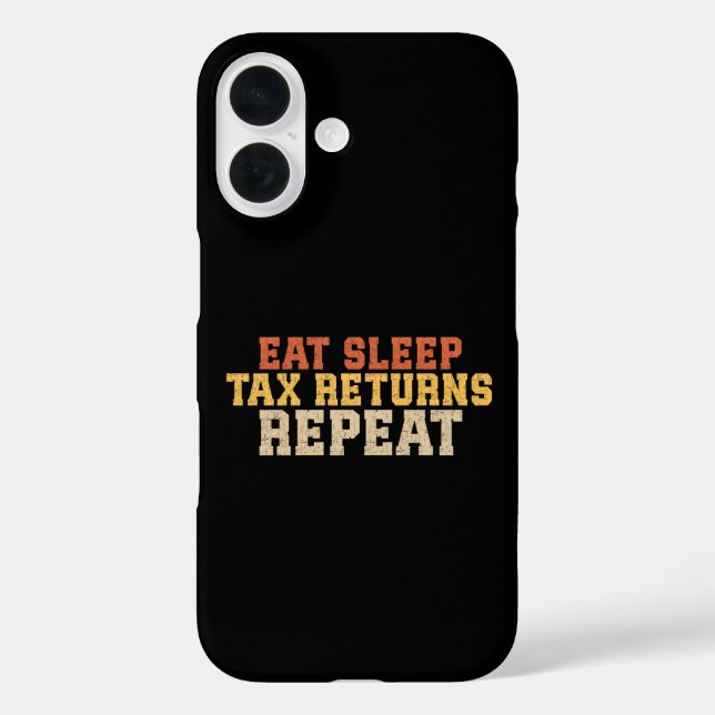 Funny Tax Season Taxation Tax Case-Mate iPhone Case (Back)