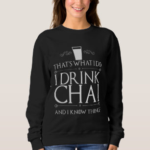 Funny Tea For Indian Desi Men Women Chai Drinker Sweatshirt