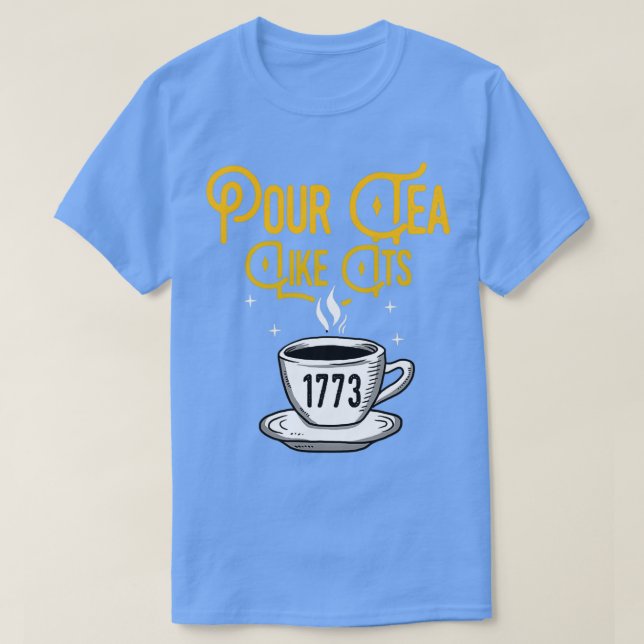 Funny Tea Party T-Shirt (Design Front)