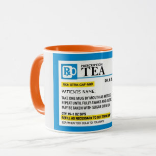 Funny Tea Prescription Combo Mug