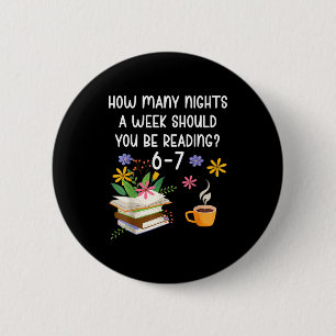 Funny Teacher 67 Six Seven Meme Reading 6-7 Book L 6 Cm Round Badge