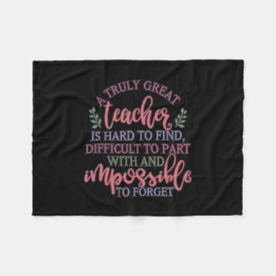 Funny Teacher Appreciation Day Ideas Fleece Blanket