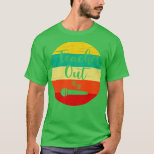 Funny Teacher Appreciation End Of School Year Mic T-Shirt