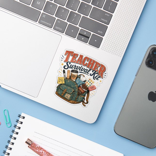 Funny Teacher Appreciation Gift (Laptop w/ iPhone)