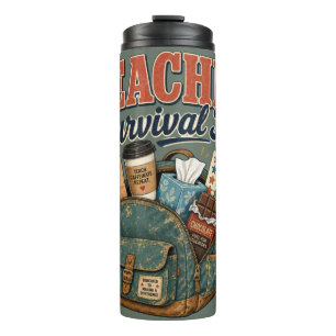 Funny Teacher Appreciation Gift Thermal Tumbler