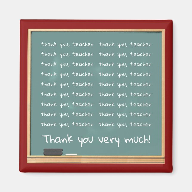 Funny Teacher Appreciation Magnet (Front)