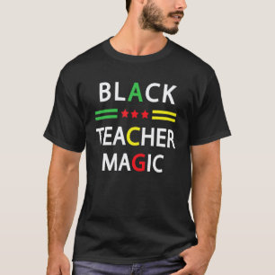 Funny Teacher Black History Month, Black Teacher M T-Shirt